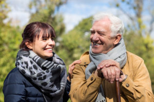 Grandpa with Granddaughter - Medicare Advantage Enrollment