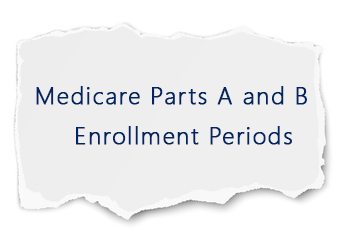 medicare periods enrollment parts original plans