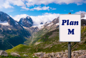 Billboard with Plan M Medigap - Colorado Mountains Background
